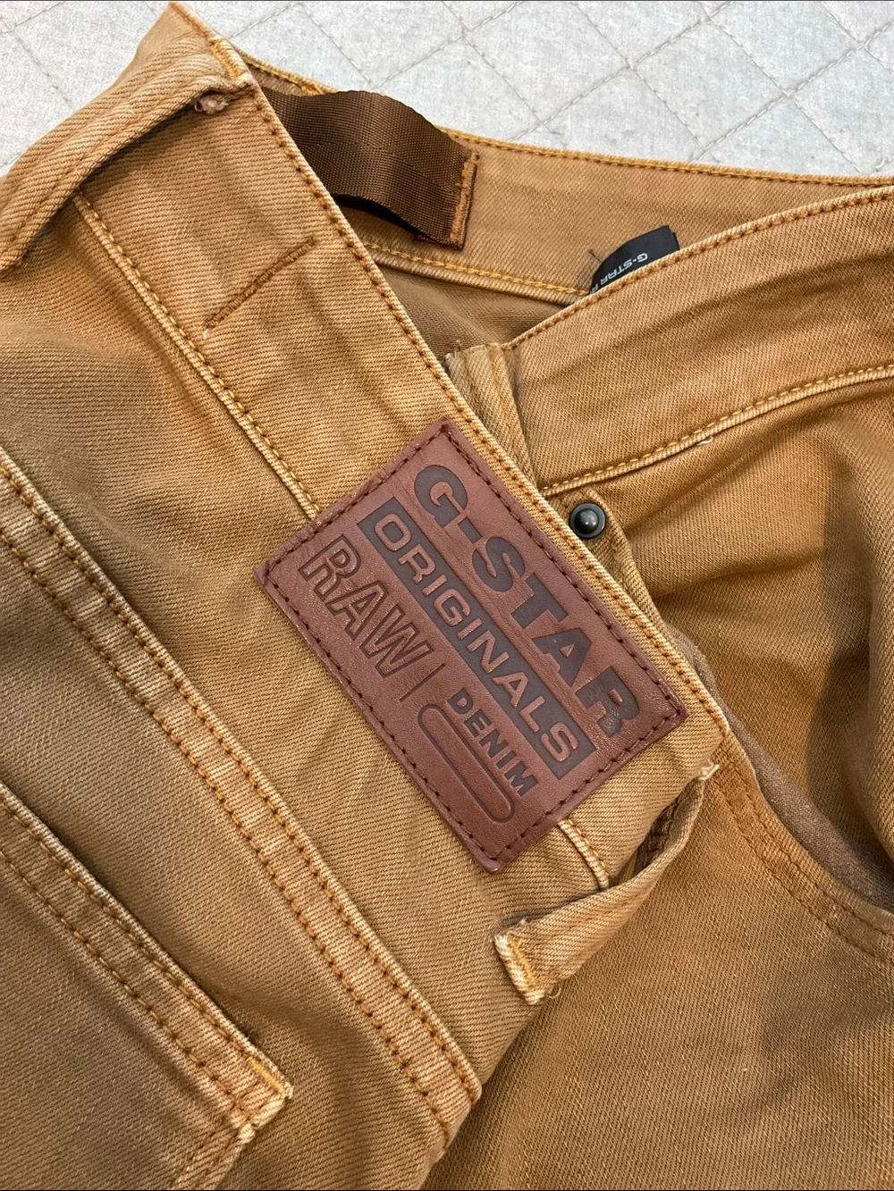 G Star Raw Men's Workwear Airblaze Brown Skinny Cargo Pants